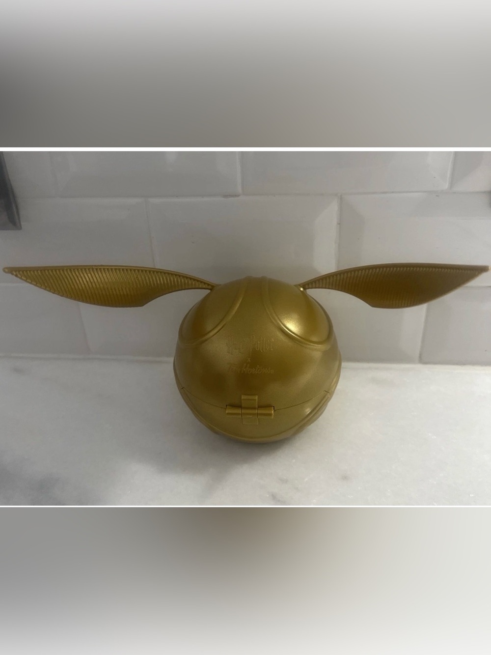 Harry Potter x Tim Hortons Collaboration Golden Snitch Collectible Limited